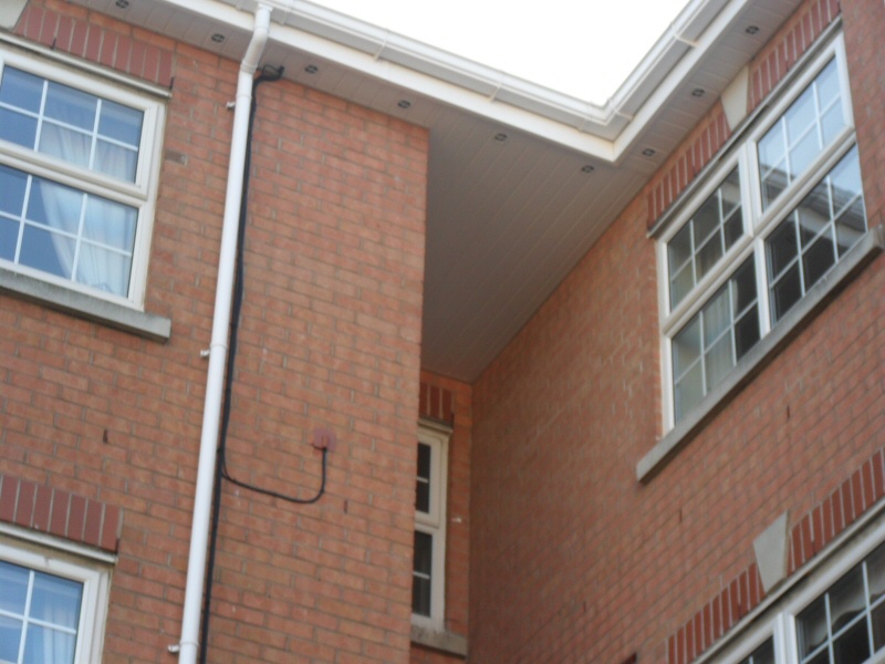 Photo - Admirals Sound (4 of 4) - Detail view showing the deep flow (Ogee) guttering, fascias and soffits. - Double Glazing, Soffits, Fascias and Guttering - Home - © J C Joinery