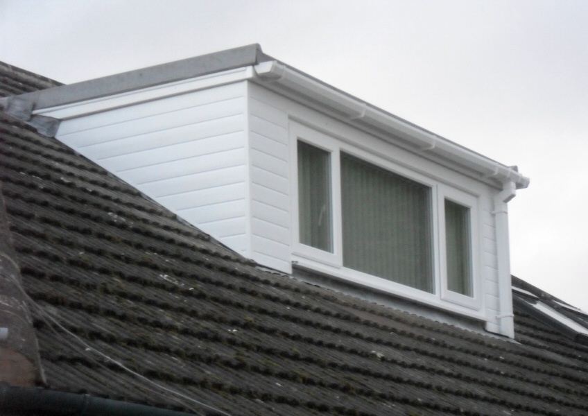 Photo - Loft Conversion (1 of 1) - Dormer with fibreglass roof and UPVC cladding fitted as part of a loft conversion to a property in St Annes. - Loft Conversions - Home - © J C Joinery